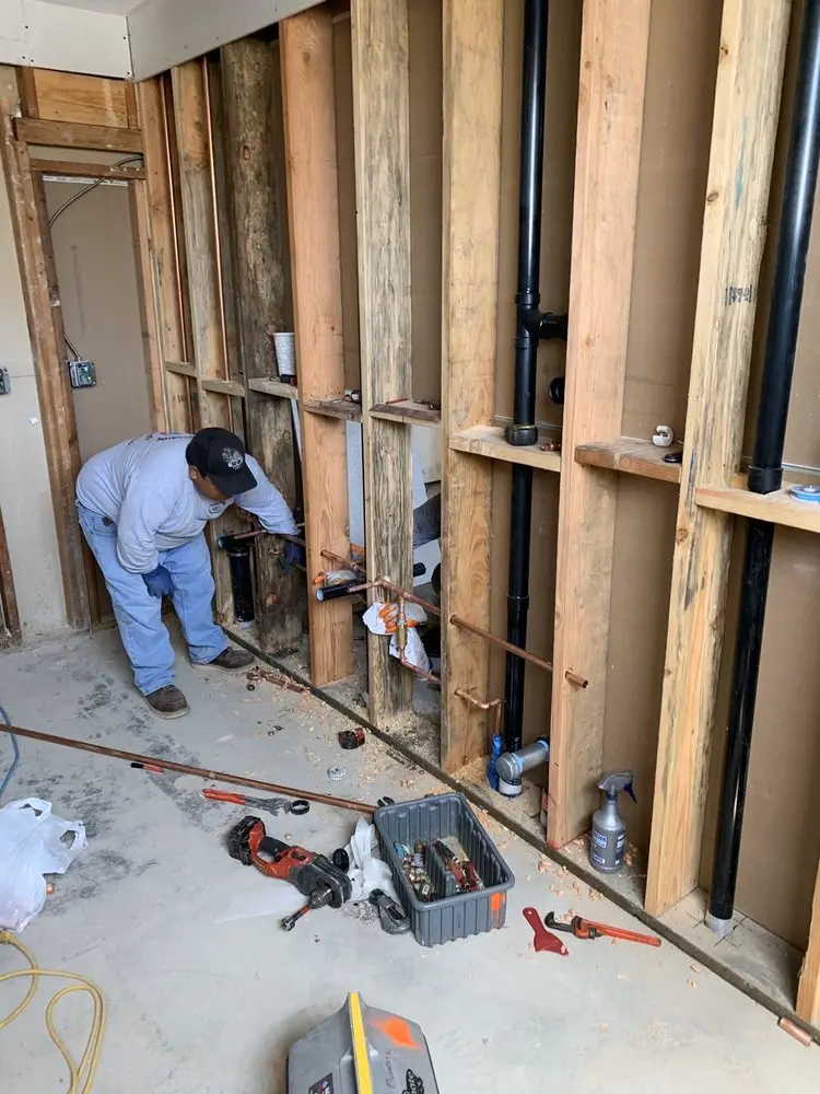 Commercial rough-in plumbing for Gas Line Repair in Shannon Glen